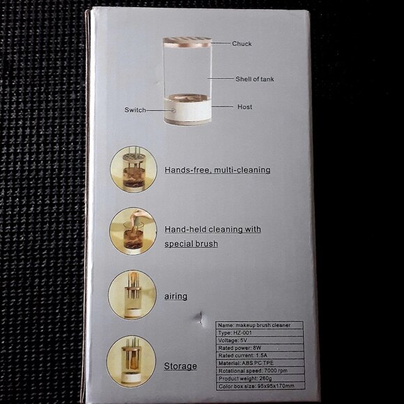 NEW!!! Automatic Makeup Brush Cleaning Machine with Brush Storage & Fast Drying - Picture 8 of 9